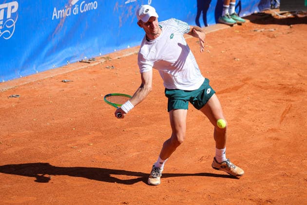 IPA87973724 - Andrej Nedic (BIH) during the Como Lake Challenger, an international tennis tournament in Como, Italy, on August 31, 2026  Copyright: xRobertaxCorradin IPAxSportx xx 87973724