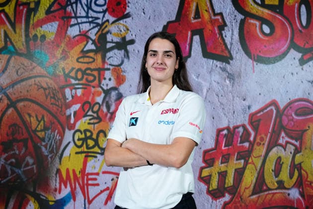 August 31, 2026, Madrid, Madrid, Spain: Paula Ginzo of Spain poses for a photo during the farewell ceremony for the Spanish women s national basketball team ahead of the 2026 FIBA Women s Basketball World Cup in Berlin, at Endesa Headquarters on August 31, 2026, in Madrid, Spain. Madrid Spain - ZUMAa181 20260831_zaa_a181_036 Copyright: xDennisxAgyemanx