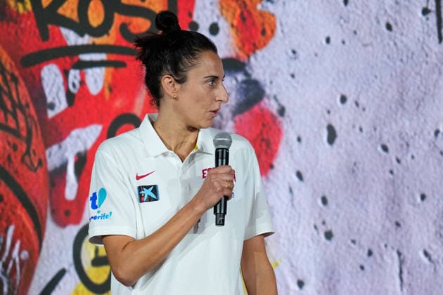 August 31, 2026, Madrid, Madrid, Spain: Alba Torrens of Spain attends during the farewell ceremony for the Spanish women s national basketball team ahead of the 2026 FIBA Women s Basketball World Cup in Berlin, at Endesa Headquarters on August 31, 2026, in Madrid, Spain. Madrid Spain - ZUMAa181 20260831_zaa_a181_037 Copyright: xDennisxAgyemanx
