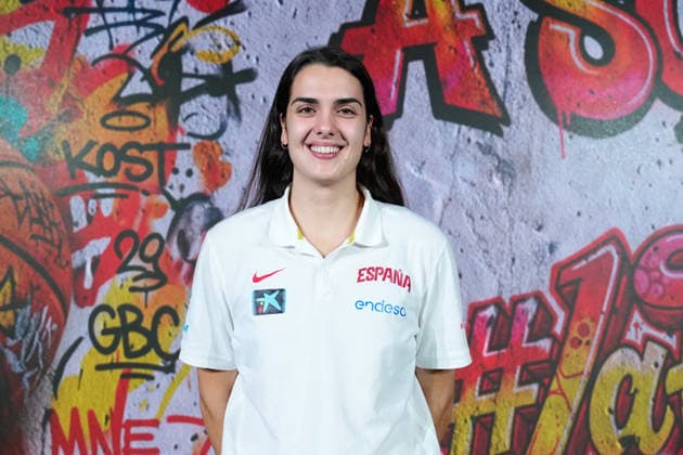 August 31, 2026, Madrid, Madrid, Spain: Paula Ginzo of Spain poses for a photo during the farewell ceremony for the Spanish women s national basketball team ahead of the 2026 FIBA Women s Basketball World Cup in Berlin, at Endesa Headquarters on August 31, 2026, in Madrid, Spain. Madrid Spain - ZUMAa181 20260831_zaa_a181_058 Copyright: xDennisxAgyemanx