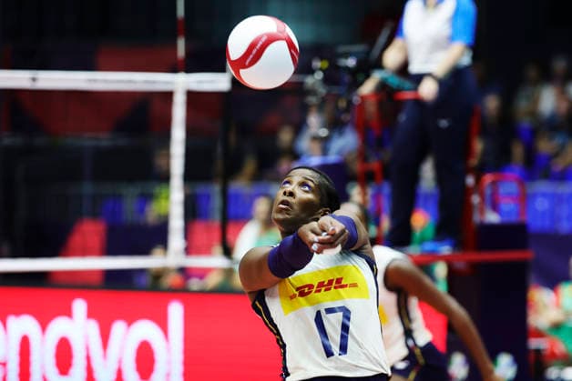 BRNO, CZECH REPUBLIC 20260831 Italy s Myriam Fatime Sylla during the round of 16 match in the Women s European Volleyball Championship between Italy and Bulgaria in Brno, Czech Republic BRNO CZECH REPUBLIC x9200x  Copyright: xAdamxIhse TTx VOLLEYBOLL-EM 2026 ITALIEN - BULGARIEN