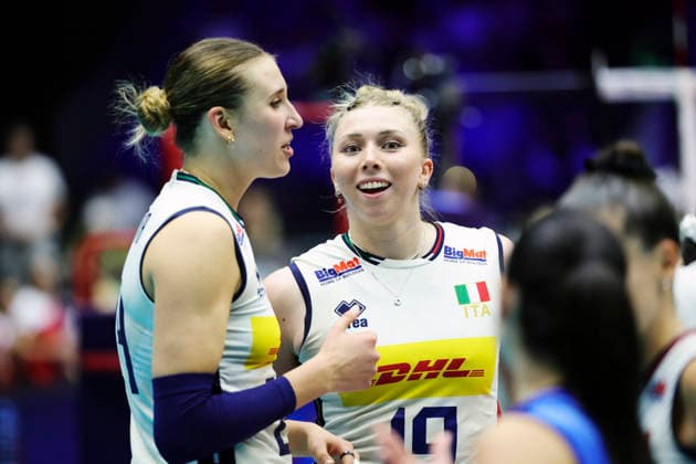 BRNO, CZECH REPUBLIC 20260831 Italy s Myriam Fatime Sylla during the Round of 16 match of the Women s European Volleyball Championship between Italy and Bulgaria in Brno, Czech Republic BRNO CZECH REPUBLIC x9200x  Copyright: xAdamxIhse TTx EURO VOLLEYBALL CHAMPIONSHIP 2026 ITALY - BULGARIA