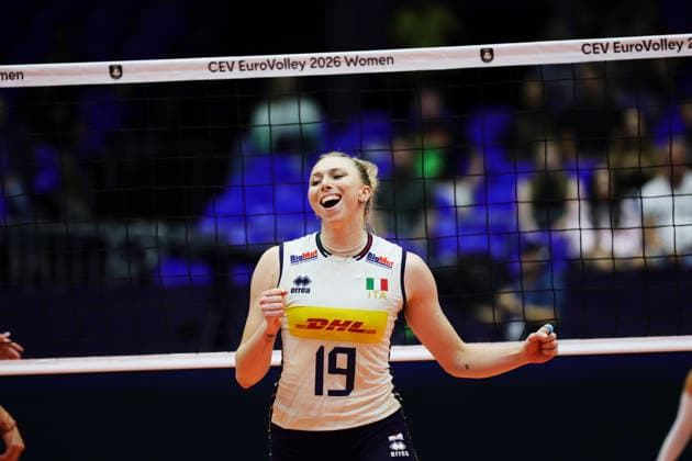 BRNO, CZECH REPUBLIC 20260831 Italy s Myriam Fatime Sylla during the round of 16 match of the Women s European Volleyball Championship between Italy and Bulgaria in Brno, Czech Republic BRNO CZECH REPUBLIC x9200x  Copyright: xAdamxIhse TTx EURO VOLLEYBALL CHAMPIONSHIP 2026 ITALY - BULGARIA