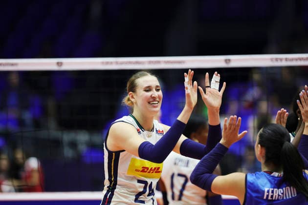 BRNO, CZECH REPUBLIC 20260831 Italy s Myriam Fatime Sylla during the round of 16 match of the Women s European Volleyball Championship between Italy and Bulgaria in Brno, Czech Republic BRNO CZECH REPUBLIC x9200x  Copyright: xAdamxIhse TTx EURO VOLLEYBALL CHAMPIONSHIP 2026 ITALY - BULGARIA
