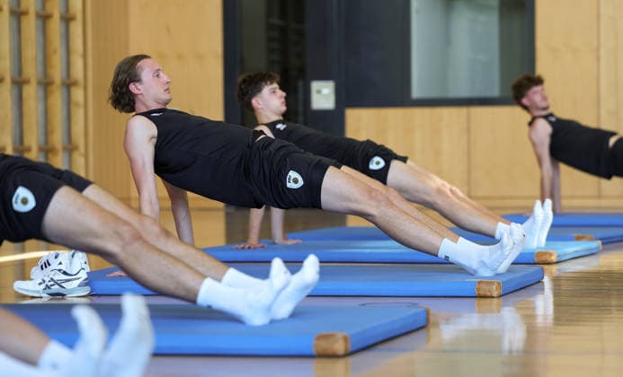 August 31, 2026, Germany, Ludwigsburg, Barock Volleys MTV Ludwigsburg Volleyball Team Kicks Off Training Season, Ben Simon Bonin, Middle Blocker