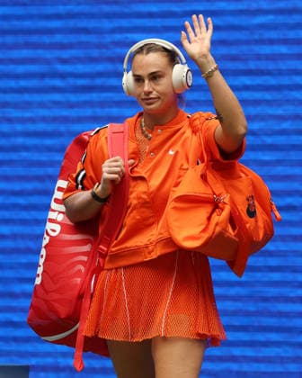 August 31, 2026, New York City, New York, USA: ARYNA SABALENKA before the match against C. Osorio of Colombia in the first round of Grand Slam tournament US Open. New York, USA. New York City USA - ZUMAc278 20260831_zsp_c278_006 Copyright: xMarcinxCholewinskix