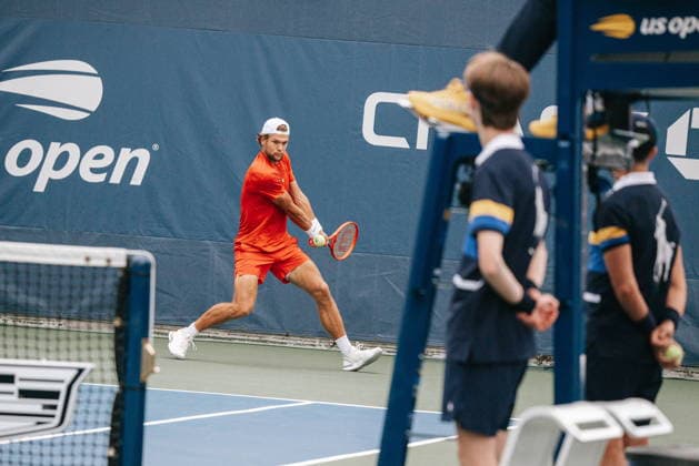 US Open tennis tournament - Day 2 Otto Virtanen of Finland in action against Andrey Rublev of Russia during the Men s Singles first round tennis match of the US Open Tennis Championships in Flushing Meadows, New York, USA, 31 August 2026. FLUSHING MEADOWS NEW YORK United States  Copyright: xOLGAxFEDOROVAx