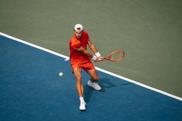 US Open tennis tournament - Day 2 Otto Virtanen of Finland in action against Andrey Rublev of Russia during the Men s Singles first round tennis match of the US Open Tennis Championships in Flushing Meadows, New York, USA, 31 August 2026. FLUSHING MEADOWS NEW YORK United States  Copyright: xOLGAxFEDOROVAx