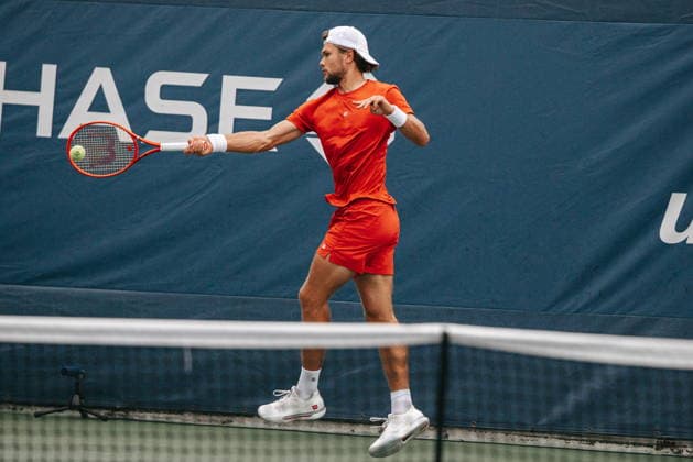 US Open tennis tournament - Day 2 Otto Virtanen of Finland in action against Andrey Rublev of Russia during the Men s Singles first round tennis match of the US Open Tennis Championships in Flushing Meadows, New York, USA, 31 August 2026. FLUSHING MEADOWS NEW YORK United States  Copyright: xOLGAxFEDOROVAx