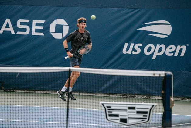 US Open tennis tournament - Day 2 Andrey Rublev of Russia in action against Otto Virtanen of Finland during the Men s Singles first round tennis match of the US Open Tennis Championships in Flushing Meadows, New York, USA, 31 August 2026. FLUSHING MEADOWS NEW YORK United States  Copyright: xOLGAxFEDOROVAx