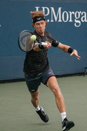 US Open tennis tournament - Day 2 Andrey Rublev of Russia in action against Otto Virtanen of Finland during the Men s Singles first round tennis match of the US Open Tennis Championships in Flushing Meadows, New York, USA, 31 August 2026. FLUSHING MEADOWS NEW YORK United States  Copyright: xOLGAxFEDOROVAx