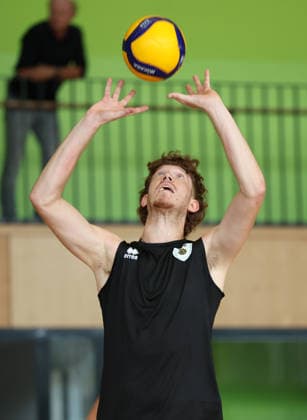 August 31, 2026, Germany, Ludwigsburg, Barock Volleys MTV Ludwigsburg Volleyball Team Kicks Off Training, New Addition Caleb Lipscomb