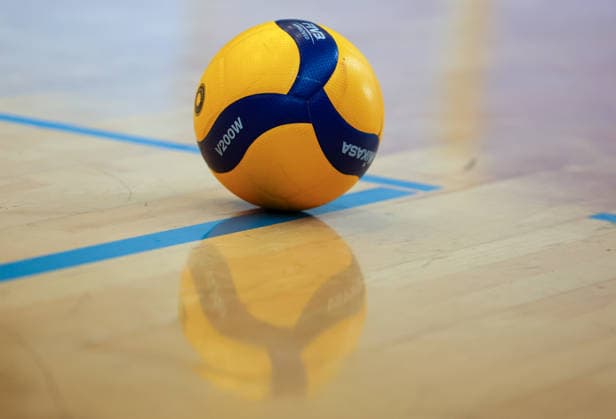 August 31, 2026, Germany, Ludwigsburg, Volleyball: Barock Volleys MTV Ludwigsburg Starts Training, Feature, Match Ball on the Gym Floor
