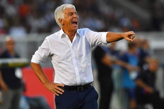 AS Roma s head coach Gian Piero Gasperini reacts during the Serie A Enilive matchday 2 match between US Lecce and AS Roma at the Via del Mare Stadium in Lecce, Italy, Monday, August 31, 2026. (Credit Image: Giovanni Evangelista LaPresse)  Copyright: xGiovannixEvangelista LaPressex