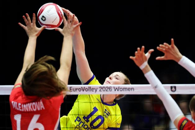 BRNO, CZECH REPUBLIC 20260831 Sweden s Isabelle Haak during the Round of 16 match of the Women s Volleyball European Championship between the Czech Republic and Sweden in Brno, Czech Republic BRNO CZECH REPUBLIC x9200x  Copyright: xAdamxIhse TTx EURO VOLLEYBALL CHAMPIONSHIP 2026 CZECH REPUBLIC-SWEDEN