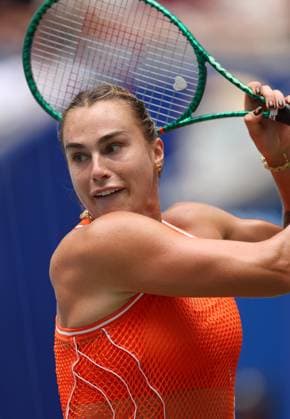 Aryna Sabalenka of Belarus in action 2026 US Open, Day Two, USTA Billie Jean King National Tennis Center, New York, USA - 31 Aug 2026New York USTA Billie Jean King National T New York (NY) United States of America EDITORIAL USE ONLY No use with unauthorised audio, video, data, fixture lists, club league logos or live services. Online in-match use limited to 120 images, no video emulation. No use in betting, games or single club league player publications.  Copyright: xEllaxLing Shutterstockx 17124549m