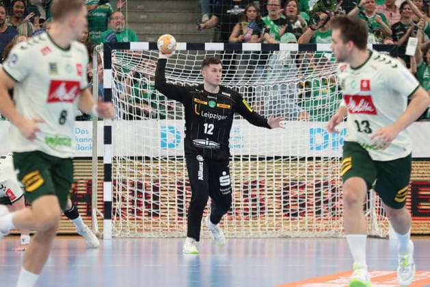 Handball, HBL2: SC DHfK Leipzig vs. GWD Minden, August 31, 2026; Goalkeeper Anadin Suljakovic 12, SC DHfK Leipzig; Handball, 2nd Bundesliga, 2026–2027 season, Matchday 1: SC DHfK Leipzig vs. GWD Minden on August 31, 2026, at the Quarterback Immobilien Arena Leipzig Copyright: xBEAUTIFULxSPORTS JanxKaeferx