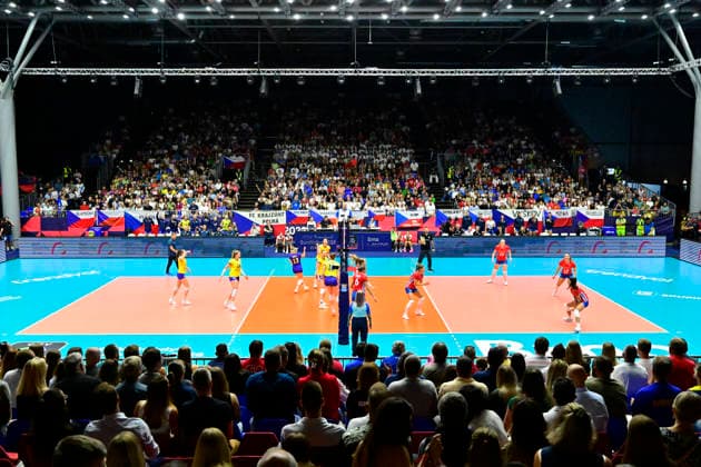 The Women s European Volleyball Championship, EuroVolley 2026, Round of 16, Czechia vs Sweden in Brno, Czech Republic, August 31, 2026. (CTKxPhoto VaclavxSalek) CTKPhotoP2026083106712  CTKPhotoP2026083106712