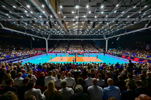 The Women s European Volleyball Championship, EuroVolley 2026, Round of 16, Czechia vs Sweden in Brno, Czech Republic, August 31, 2026. (CTKxPhoto VaclavxSalek) CTKPhotoP2026083106715  CTKPhotoP2026083106715