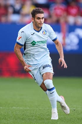 August 31, 2026, Pamplona, Navarra, Spain: Andres Garcia of Getafe CF looks on during the LaLiga EA Sports match between CA Osasuna and Getafe CF at El Sadar on August 31, 2026, in Pamplona, Spain. CA Osasuna V Getafe CF - LaLiga EA Sports  - ZUMAa181 20260831_zaa_a181_066 Copyright: xRicardoxLarreinax