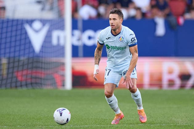 August 31, 2026, Pamplona, Navarra, Spain: Kiko Femenia of Getafe CF in action during the LaLiga EA Sports match between CA Osasuna and Getafe CF at El Sadar on August 31, 2026, in Pamplona, Spain. CA Osasuna V Getafe CF - LaLiga EA Sports  - ZUMAa181 20260831_zaa_a181_069 Copyright: xRicardoxLarreinax
