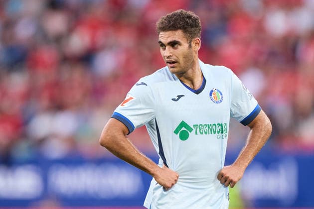 August 31, 2026, Pamplona, Navarra, Spain: Andres Garcia of Getafe CF looks on during the LaLiga EA Sports match between CA Osasuna and Getafe CF at El Sadar on August 31, 2026, in Pamplona, Spain. Pamplona Spain - ZUMAa181 20260831_zaa_a181_072 Copyright: xRicardoxLarreinax