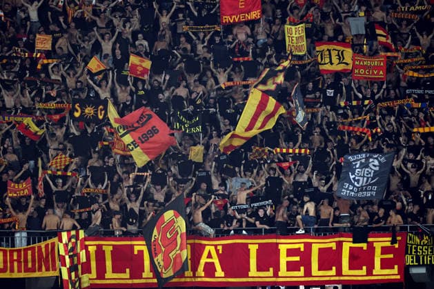 Ci Lecce 31 08 2026 - campionato di calcio serie A Lecce-Roma foto Carmelo Imbesi Image nella foto: tifosi Lecce 