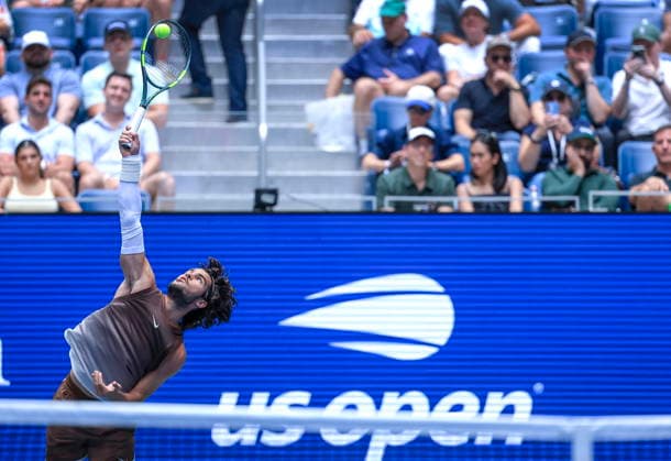 US Open tennis tournament - Day 2 Carlos Alcaraz of Spain in action against Roman Safiullin of Russia during the Men s Singles first round tennis match of the US Open Tennis Championships, in Flushing Meadows, New York, USA, 31 August 2026. FLUSHING MEADOWS NEW YORK United States  Copyright: xCRISTOBALxHERRERA-ULASHKEVICHx