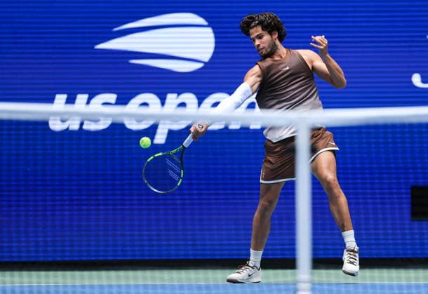 US Open tennis tournament - Day 2 Carlos Alcaraz of Spain in action against Roman Safiullin of Russia during the Men s Singles first round tennis match of the US Open Tennis Championships, in Flushing Meadows, New York, USA, 31 August 2026. FLUSHING MEADOWS NEW YORK United States  Copyright: xCRISTOBALxHERRERA-ULASHKEVICHx