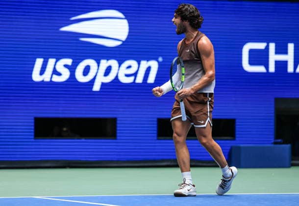 US Open tennis tournament - Day 2 Carlos Alcaraz of Spain gestures as he plays against Roman Safiullin of Russia during the Men s Singles first round tennis match of the US Open Tennis Championships, in Flushing Meadows, New York, USA, 31 August 2026. FLUSHING MEADOWS NEW YORK United States  Copyright: xCRISTOBALxHERRERA-ULASHKEVICHx