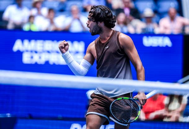 US Open tennis tournament - Day 2 Carlos Alcaraz of Spain gestures as he plays against Roman Safiullin of Russia during the Men s Singles first round tennis match of the US Open Tennis Championships, in Flushing Meadows, New York, USA, 31 August 2026. FLUSHING MEADOWS NEW YORK United States  Copyright: xCRISTOBALxHERRERA-ULASHKEVICHx