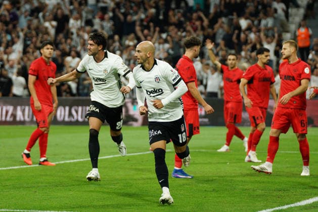 August 31, 2026, Besiktas, Istanbul, Turkey: Vaclav Cerny (C) of Besiktas celebrates after scoring his team s first goal during the Turkish Super League 2026 27 match between Besiktas vs Corum at Besiktas Park in Istanbul, Turkey, on August 31, 2026. Turkish Super League 2026 27 - Besiktas Vs Corum  - ZUMAu194 20260831_zip_u194_002 Copyright: xTolgaxUluturkx
