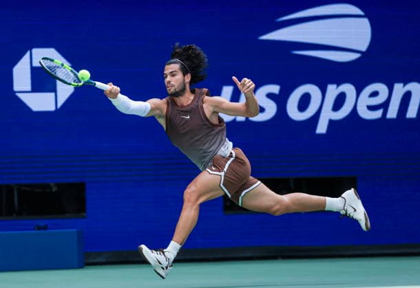 US Open tennis tournament - Day 2 Carlos Alcaraz of Spain in action against Roman Safiullin of Russia during the Men s Singles first round tennis match of the US Open Tennis Championships, in Flushing Meadows, New York, USA, 31 August 2026. FLUSHING MEADOWS NEW YORK United States  Copyright: xCRISTOBALxHERRERA-ULASHKEVICHx
