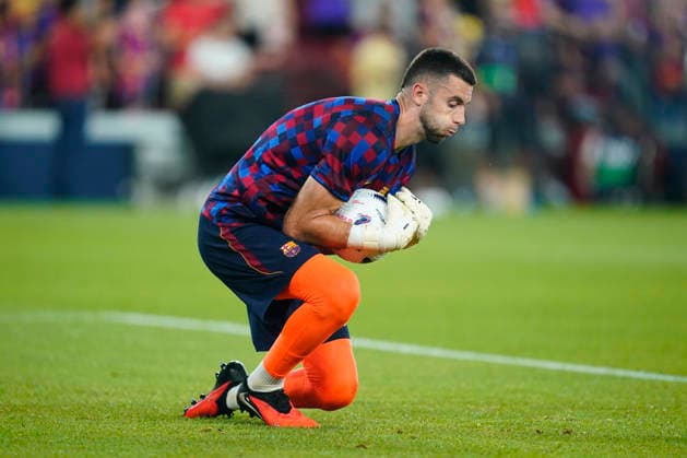 ESP: FC Barcelona, Barca - Rayo Vallecano. La Liga EA Sports. Matchday 3. Joan Garcia of FC Barcelona during the La Liga EA Sports match between FC Barcelona and Rayo Vallecano played at Spotify Camp Nou Stadium on 31 Aug 2026 in Barcelona, Spain. kpng Copyright: xSergioxRuizx xPRESSINPHOTOx PS_2627_BAR_RAY_010
