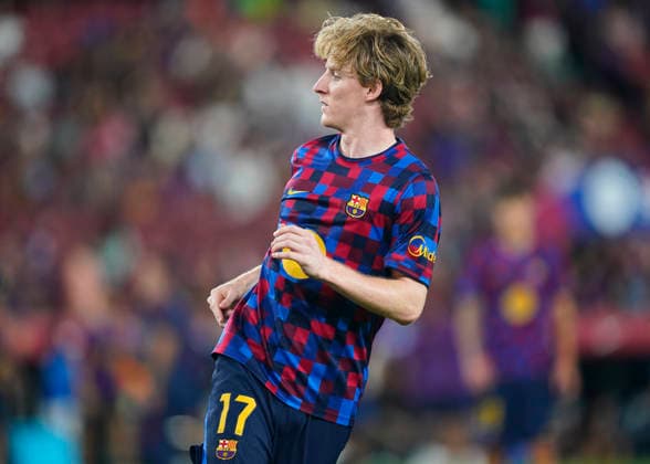 ESP: FC Barcelona, Barca - Rayo Vallecano. La Liga EA Sports. Matchday 3. Anthony Gordon of FC Barcelona during the La Liga EA Sports match between FC Barcelona and Rayo Vallecano played at Spotify Camp Nou Stadium on 31 Aug 2026 in Barcelona, Spain. kpng Copyright: xSergioxRuizx xPRESSINPHOTOx PS_2627_BAR_RAY_013
