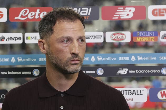 IPA87981328 - Domenico Tedesco, Head Coach of Bologna FC, before the Atalanta BC vs. Bologna BFC match—the 2nd game of the 2026-27 Enilive Serie A season—at the New Balance Arena in Bergamo (BG), Italy, on August 31, 2026.  Copyright: xDavidexCasentini IPAxSportx xx 87981328