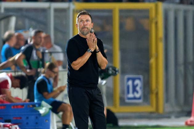 SOCCER - Serie A - US Lecce vs. AS Roma Photo by IPA ABACAPRESS.COM87981032 - Coach Eusebio Di Francesco of US Lecce during the US Lecce vs. AS Roma Serie A soccer match in Lecce, Italy, on August 31, 2026 Lecce Italy  Copyright: xIPAxSport ABACAx
