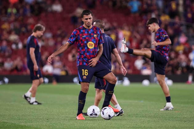 August 31, 2026, Barcelona, Barcelona, Spain: Rodri of FC Barcelona, Barca warms up during the Spanish league, LaLiga EA Sports, football match played between FC Barcelona and Rayo Vallecano at Spotify Camp Nou stadium on August 31, 2026 in Barcelona, Spain. FC Barcelona V Rayo Vallecano - LaLiga EA Sports  - ZUMAa181 20260831_zaa_a181_109 Copyright: xJavierxBorregox