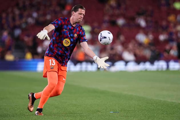 August 31, 2026, Barcelona, Barcelona, Spain: Wojciech Szczesny of FC Barcelona, Barca warms up during the Spanish league, LaLiga EA Sports, football match played between FC Barcelona and Rayo Vallecano at Spotify Camp Nou stadium on August 31, 2026 in Barcelona, Spain. Barcelona Spain - ZUMAa181 20260831_zaa_a181_112 Copyright: xJavierxBorregox