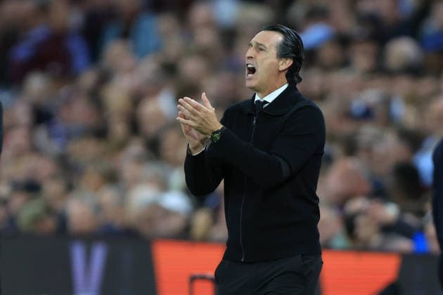 Aston Villa FC v Arsenal FC - Premier League 2026 27 Unai Emery, Manager of Aston Villa reacts on the side line during the Premier League 2026 27 match between Aston Villa FC and Arsenal FC at Villa Park on August 31, 2026 in Birmingham, England. WARNING! This Photograph May Only Be Used For Newspaper And Or Magazine Editorial Purposes. May Not Be Used For Publications Involving 1 player, 1 Club Or 1 Competition Without Written Authorisation From Football DataCo Ltd. For Any Queries, Please Contact Football DataCo Ltd on +44 (0) 207 864 9121 Birmingham Villa Park England United Kingdom Copyright: xAllstarxPicturexLibraryxLtdx