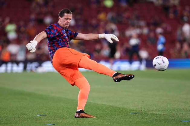 August 31, 2026, Barcelona, Barcelona, Spain: Wojciech Szczesny of FC Barcelona, Barca warms up during the Spanish league, LaLiga EA Sports, football match played between FC Barcelona and Rayo Vallecano at Spotify Camp Nou stadium on August 31, 2026 in Barcelona, Spain. FC Barcelona V Rayo Vallecano - LaLiga EA Sports  - ZUMAa181 20260831_zaa_a181_119 Copyright: xJavierxBorregox
