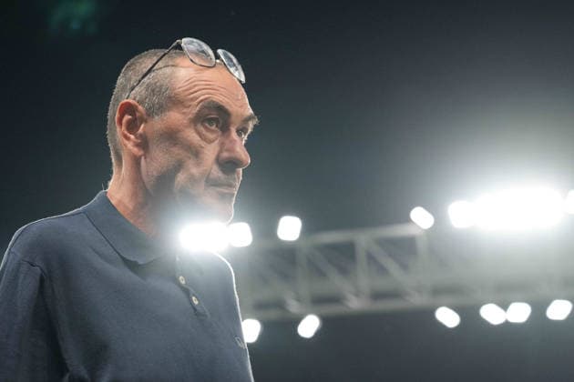 Atalanta s Head Coach Maurizio Sarri during the Serie A soccer match between Atalanta and Bologna the New Balance Arena in Bergamo, north Italy - Monday , August 31 , 2026. - Soccer  Copyright: xSpada LaPressex