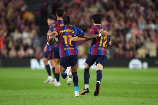 La Liga EA Sports match between FC Barcelona, Barca and Rayo Vallecano played at Spotify Camp Nou Stadium on 31 Aug 2026 in Barcelona, Spain. (Photo by Bagu Blanco PRESSINPHOTO) Copyright: xBaguxBlancox xPRESSINPHOTOx