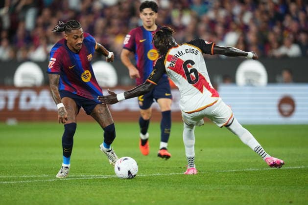 La Liga EA Sports match between FC Barcelona, Barca and Rayo Vallecano played at Spotify Camp Nou Stadium on 31 Aug 2026 in Barcelona, Spain. (Photo by Bagu Blanco PRESSINPHOTO) Copyright: xBaguxBlancox xPRESSINPHOTOx
