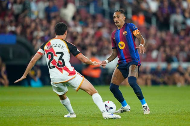 ESP: FC Barcelona, Barca - Rayo Vallecano. La Liga EA Sports. Matchday 3. Raphael Dias Belloli Raphinha of FC Barcelona during the La Liga EA Sports match between FC Barcelona and Rayo Vallecano played at Spotify Camp Nou Stadium on 31 Aug 2026 in Barcelona, Spain. kpng Copyright: xSergioxRuizx xPRESSINPHOTOx PS_2627_BAR_RAY_018