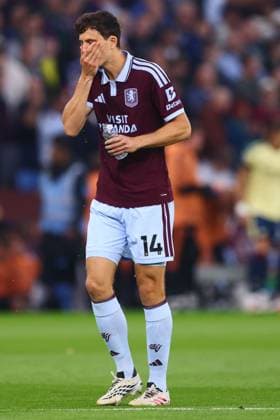 Pau Torres of Aston Villa looks dejected during the game Aston Villa v Arsenal, Premier League Football, Football, Villa Park, Birmingham, UK - 31 Aug 2026Birmingham Villa Park United Kingdom EDITORIAL USE ONLY No use with unauthorised audio, video, data, fixture lists, club league logos or live services. Online in-match use limited to 120 images, no video emulation. No use in betting, games or single club league player publications. Copyright: xPaulxCurrie Shutterstockx 17126356ao