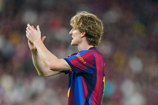 ESP: FC Barcelona, Barca - Rayo Vallecano. La Liga EA Sports. Matchday 3. Anthony Gordon of FC Barcelona during the La Liga EA Sports match between FC Barcelona and Rayo Vallecano played at Spotify Camp Nou Stadium on 31 Aug 2026 in Barcelona, Spain. kpng Copyright: xSergioxRuizx xPRESSINPHOTOx PS_2627_BAR_RAY_022