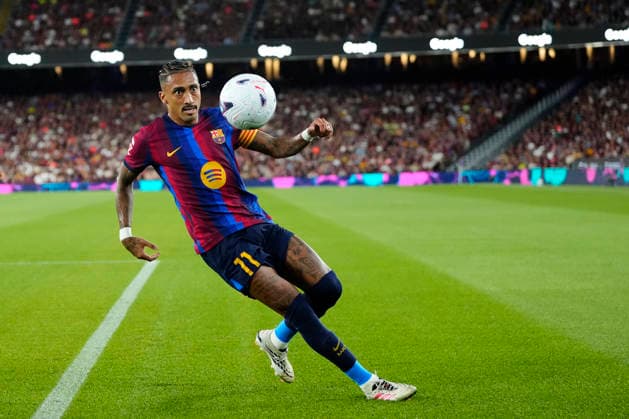 FC Barcelona, Barca v Rayo Vallecano de Madrid - LaLiga EA Sports 2026 27 Raphinha right winger of Barcelona and Brazil during the LaLiga EA Sports 2026 27 match between FC Barcelona and Rayo Vallecano de Madrid at Spotify Camp Nou on August 31, 2026 in Barcelona, Spain. Barcelona Spain  Copyright: xJosexBretonx originalFilename:bretonhernandez-fcbarcel260831_np63c.jpg