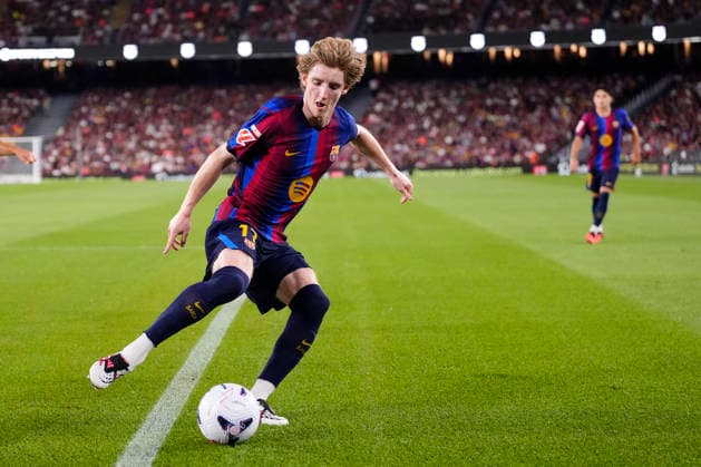 FC Barcelona, Barca v Rayo Vallecano de Madrid - LaLiga EA Sports 2026 27 Anthony Gordon left winger of Barcelona and England during the LaLiga EA Sports 2026 27 match between FC Barcelona and Rayo Vallecano de Madrid at Spotify Camp Nou on August 31, 2026 in Barcelona, Spain. Barcelona Spain  Copyright: xJosexBretonx originalFilename:bretonhernandez-fcbarcel260831_npEoH.jpg