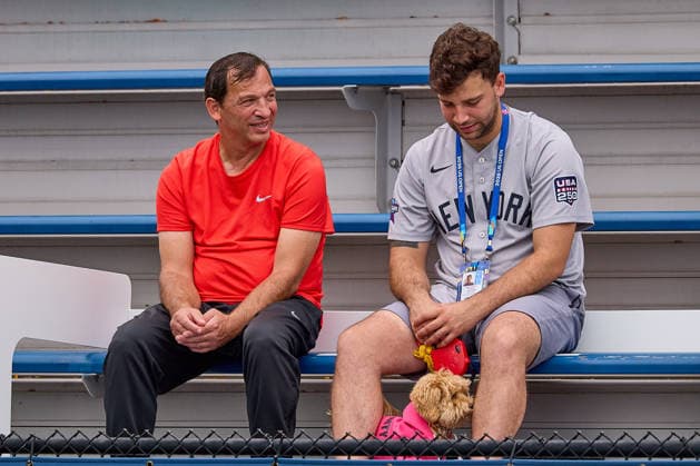 August 31, 2026, New York, New York, United States of America: u.a. Thomas Korpatsch of Germany - Coach, Richie Thomas Korpatsch of Germany - Hittingpartner is wating tennis during the 2026 US Open - Tennis Championships Tennis 2026: US Open - Tennis Championships: 1st Round: TAGGER 6:0 7:6 KORPATSCH  - ZUMAs343 20260831_zsp_s343_117 Copyright: xMathiasxSchulzx
